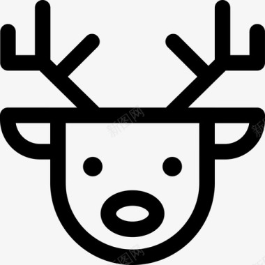 鹿圣诞159直系图标图标