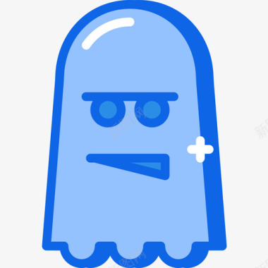 纯净蓝色鬼假日43蓝色图标图标