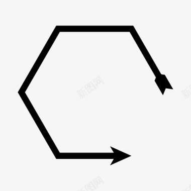 1c标志箭弓方向图标图标