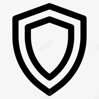 公共标识安全屏蔽设备安全图标图标