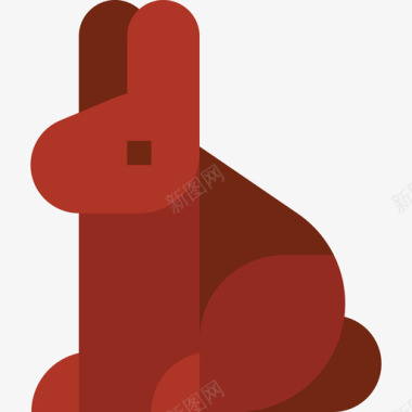 巧克力兔子复活节4平装图标图标