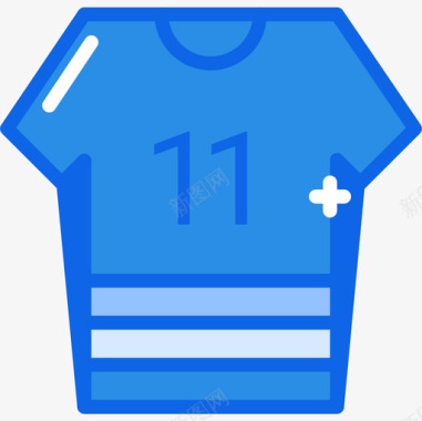 足球运动衫户外活动27蓝色图标图标