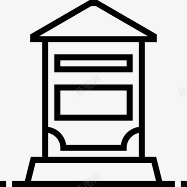 QQ邮箱邮箱邮政要素线性图标图标