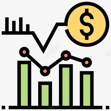 基础图表图表经济3线性颜色图标图标