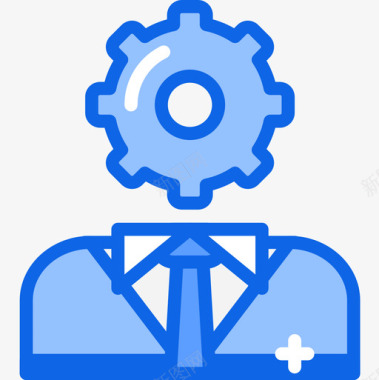 纯净蓝色用户业务284蓝色图标图标