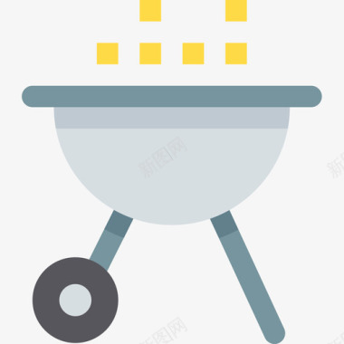 烧烤烹饪食物和饮料2平铺图标图标