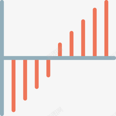 情绪图表条形图图表和图表3扁平图标图标