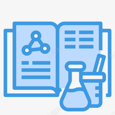 化学器材报告化学36蓝色图标图标