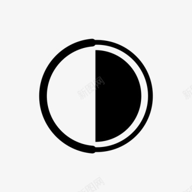 电子照片框对比度焦点照片图标图标