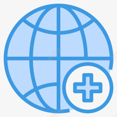 世界药房42蓝色图标图标