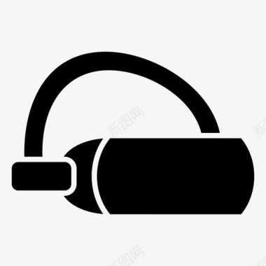 vr头盔vr护目镜虚拟现实黑暗图标图标