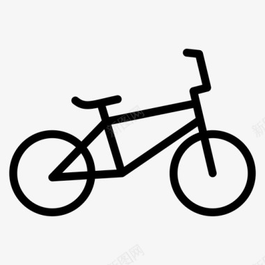 bmx自行车自行车运动图标图标