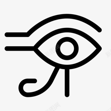 节日庆典荷鲁斯之眼埃及ra图标图标