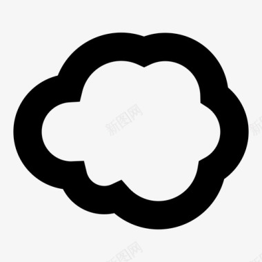 云服务器云存储数据图标图标