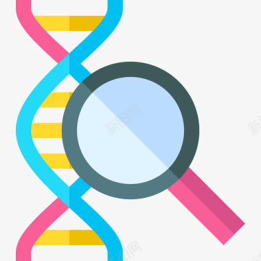 工程矢量素材Dna生物工程2扁平图标图标