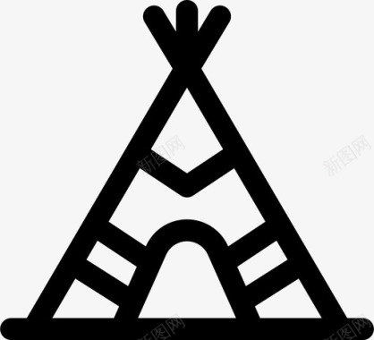 伊格卢人美国人印第安人图标图标