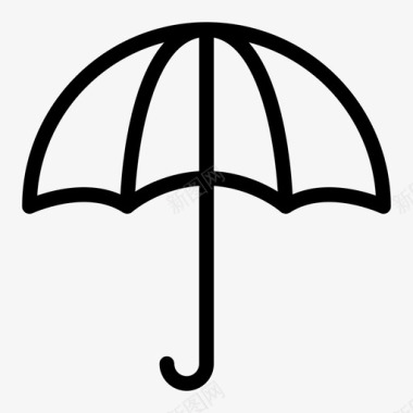 伞生态保护图标图标