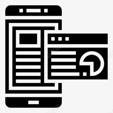 手机抖音应用网站智能手机应用程序3字形图标图标