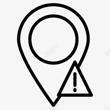 gps错误地图pin图标图标