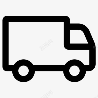 卡车货物运输卡车图标图标