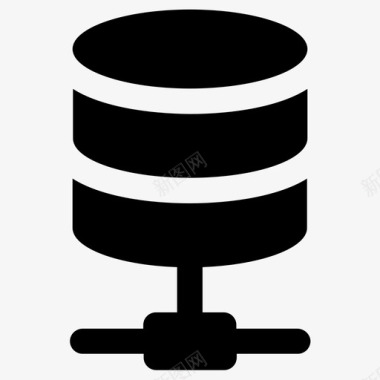 托管服务器机架数据库大数据托管图标图标