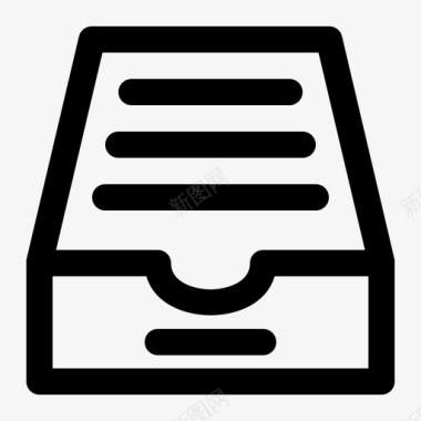 目录电子商务收件箱图标图标
