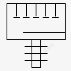 数字广告牌广告广告牌招牌图标高清图片