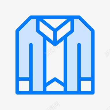 蓝色闪电背景衬衫国际象棋5蓝色图标图标