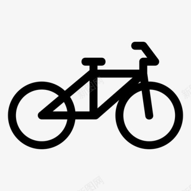 运动自行车运动交通工具图标图标