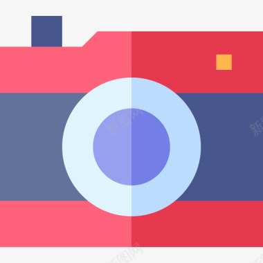 相机创意工具30平面图标图标