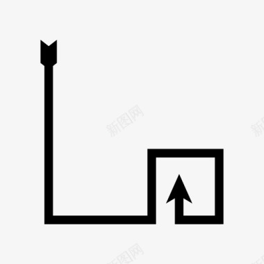 迷宫棱格箭弓方向图标图标