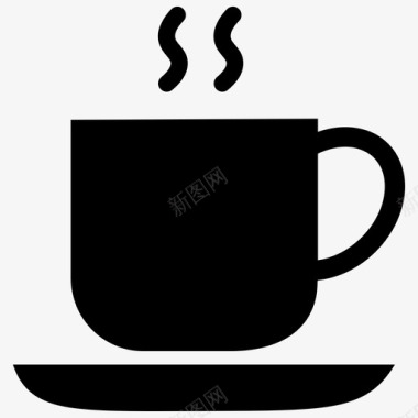 亲子时间咖啡杯休息时间咖啡休息图标图标