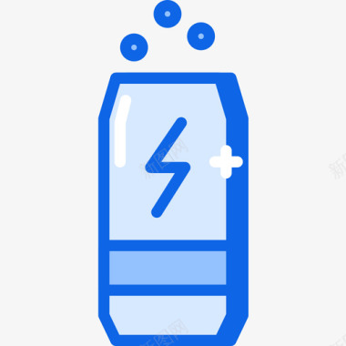 餐厅宣传能量饮料61号餐厅蓝色图标图标