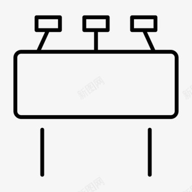 通告海报广告牌广告横幅图标图标