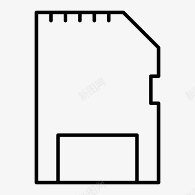 SIM卡sd卡芯片内存图标图标