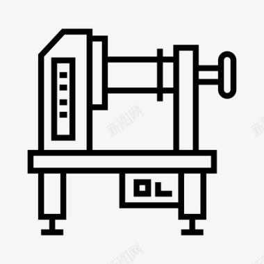 工业机械工业生产线图标图标