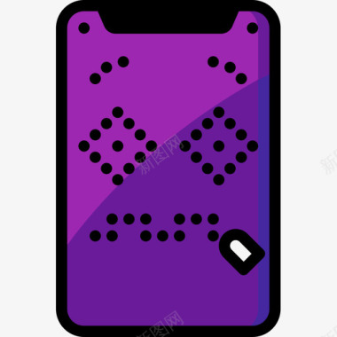 拉链Mobicons5线性颜色图标图标