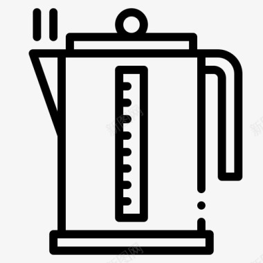 厨房包咖啡机电图标图标