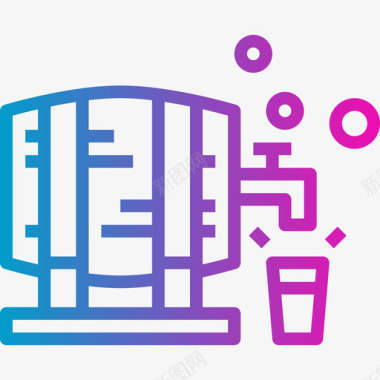 800片桶装桶装饮料24梯度图标图标