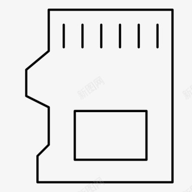 电脑SD卡sd数据sd卡图标图标