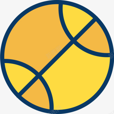5个运动球图标球运动和游戏7线性颜色图标图标