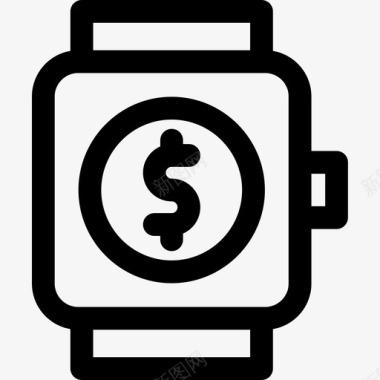 fc23SmartwatchCrowdfunding23线性图标图标