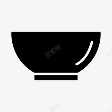 厨房用具碗厨师烹饪图标图标