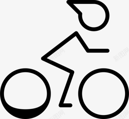 自行车比赛踏板图标图标
