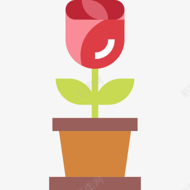玫瑰玫瑰蜜月公寓图标图标