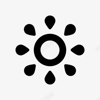 太阳天气冬天图标图标
