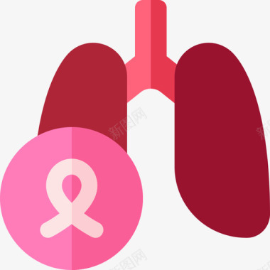 肺世界癌症意识日第5天平图标图标