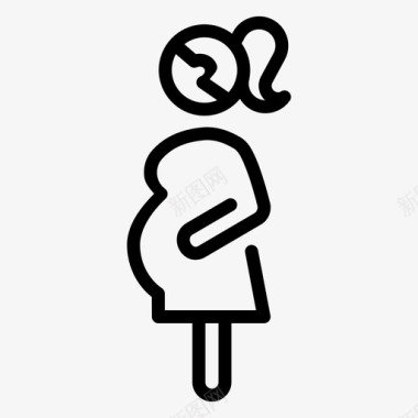 怀孕怀孕家庭母亲图标图标
