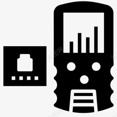 USB插头以太网设备计算机设备以太网连接图标图标