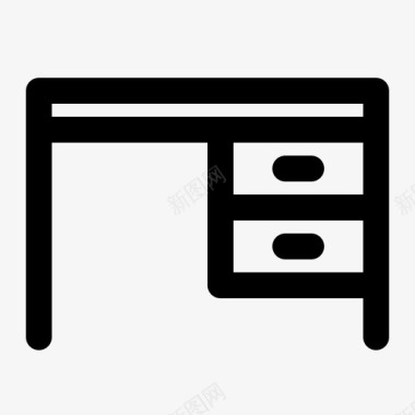 桌子家具木制图标图标